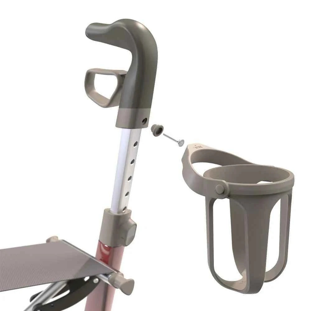 byACRE Carbon Ultralight Cup Holder | Lightweight Rollator Drink Mount